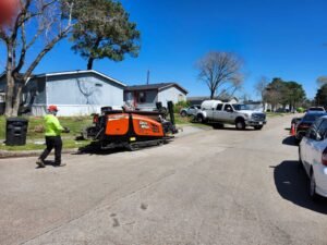 Locating the drilling machine