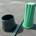 Flowerpots above ground