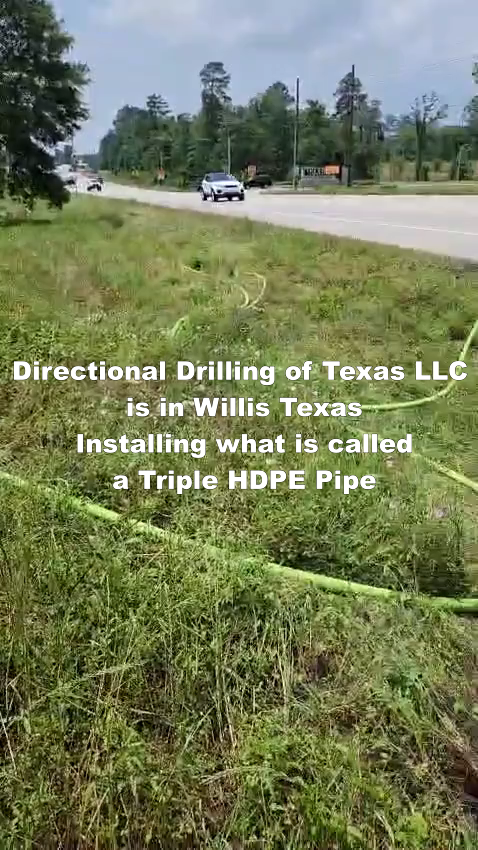 Underground Conduit installation Willis Texas