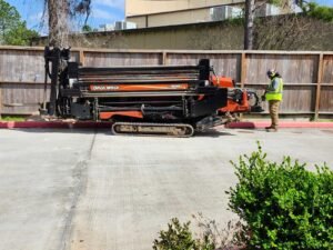 Drill ready to begin work